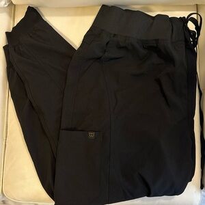 Monarch Black Jogger Scrub Pants